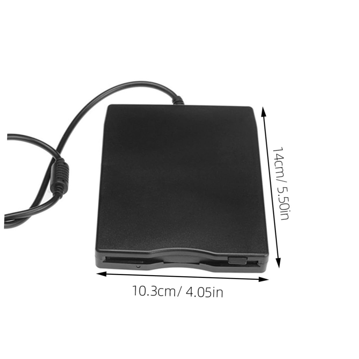 Lettore di Floppy Disk Esterno USB 2.0 1,44 Megabyte Nero | Dati su Interfaccia USB 2.0, Design Compatto in Plastica, Compatibile con Molti Sistemi Operativi