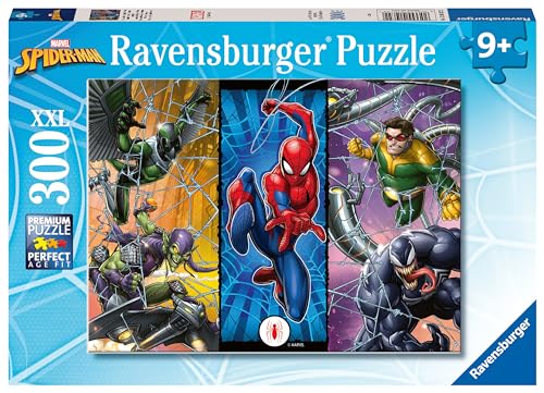 Ravensburger Marvel Spiderman 300 Pieces Jigsaw Puzzle for Kids and Adults Age 9 Years Up