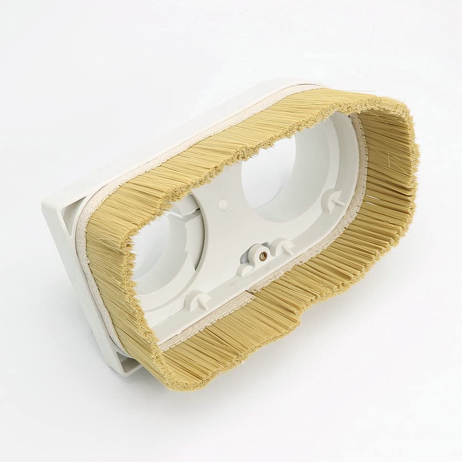 Outil de fraisage CNC pour le travail du bois - Collecteur de poussière - 70/75/80/85/90/100 mm - Brosse anti-poussière amovible (100 mm x 100 mm)