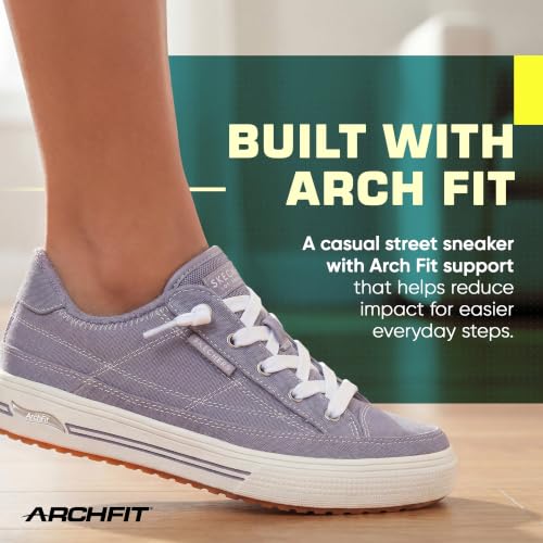 Image of Skechers Women's Arch Fit Arcade Arcata | Casual sneaker, Patented Skechers Arch Fit insole with Podiatrist-Certified Arch Support, Machine Washable, No Tie Fit