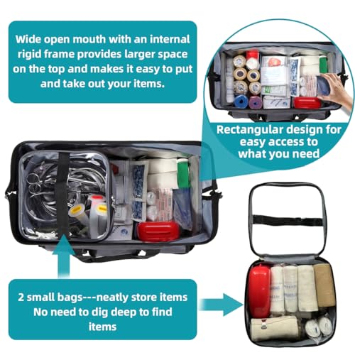 Image of Nurse Doctor Duffle Bag Medical Nursing College School Student Essentials Supplies Home Health Nurse Clinical Duffel Bag Work Nursing Cna Accessories Gift for New Er Lpn Rn Professional Assistant