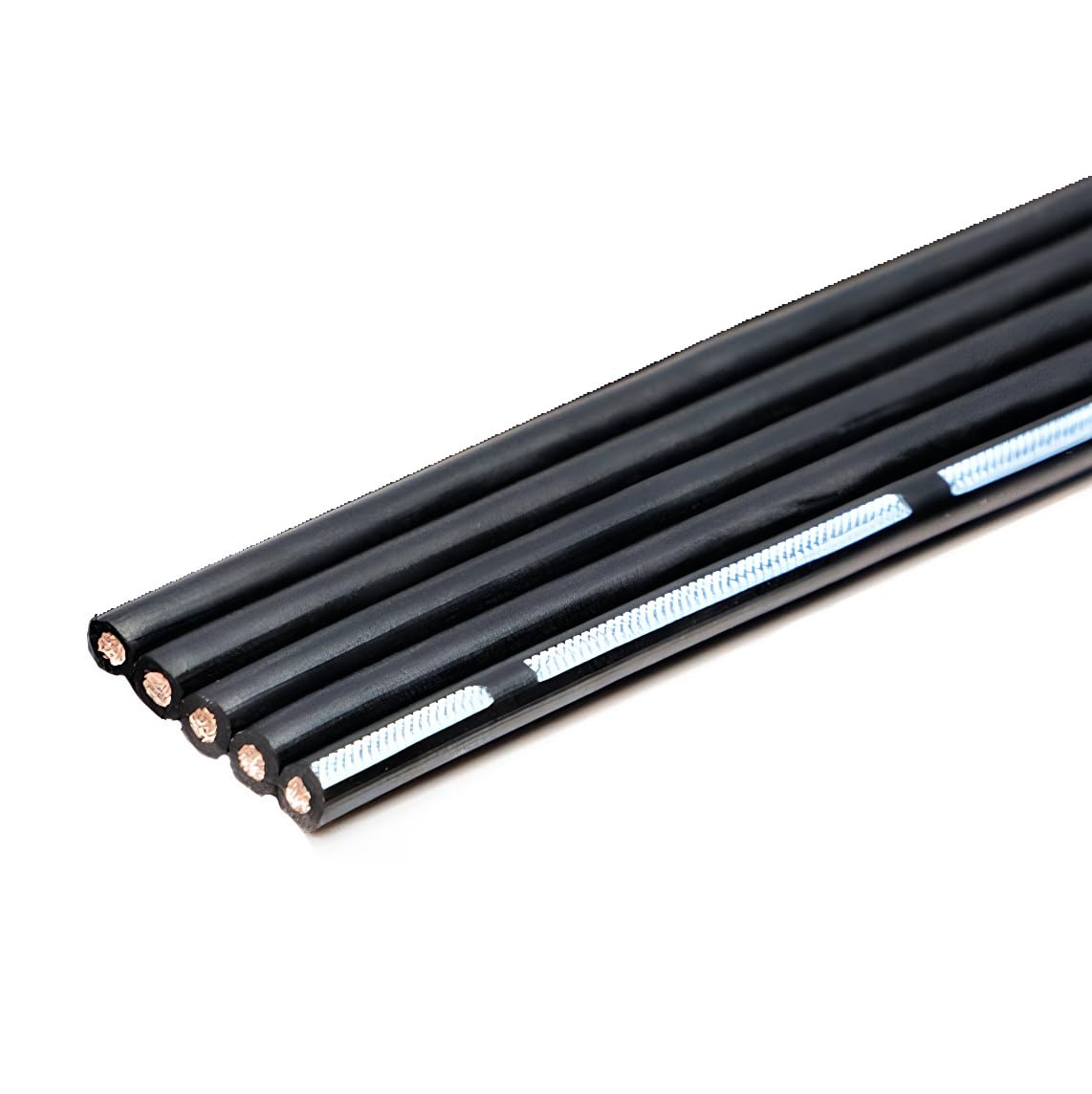 Cable paralelo de silicona supersuave, 6 pines, resistente a altas temperaturas, frío, 10 metros Conectores(22AWG)