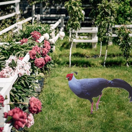 BESPORTBLE Yard Chicken Stake Dekorativer Garten-hühnerschild-Stake Acryl-Einsatz Für Modernes Outdoor-