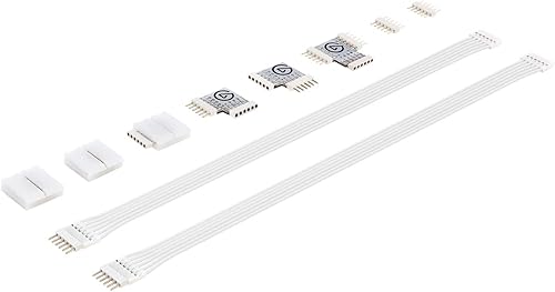 Miniatura 1 de Elgato Juego de conectores de tira de luz personaliza tu iluminación en configuraciones de juegos, transmisión y hogar con un conector en T,