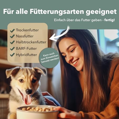 Animalius | Barf Complete Öl für Hunde | Premium Barf Zusatz Futteröl mit Lachs-, Lein-, Hanfsamen-, Nachtkerzen- und Borretschöl - 500ml