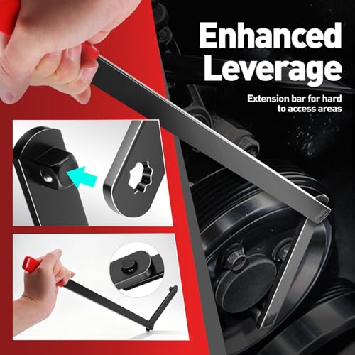 DNA MOTORING 9-Piece Serpentine Belt Tool Set