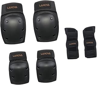 BESPORTBLE 6 Pçs Protetor De Joelho Para Crianças Joelheiras Para Esportes Crianças Joelheiras Patinação Protetor De Cotovelo Protetor De Cotovelo Para Patinação Rótula De Patinação Conjunto