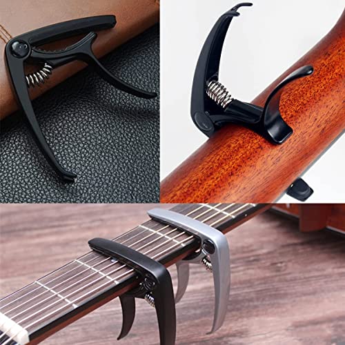 LATRAT Capodastre ukulélé Capodastre Capo Guitare électrique Ukulélé, Mandoline, Banjo et autres instruments à cordes… - Les Beatles, Paul McCartney, John Lennon, RIngo Starr, George Harrison LATRAT Capodastre ukulélé Capodastre Capo Guitare électrique Ukulélé, Mandoline, Banjo et autres instruments à cordes… – Image 4