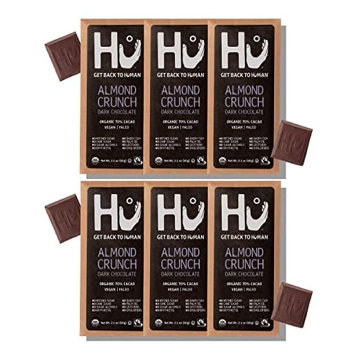 Hu Chocolate Bar 6 Pack - Almond Crunch