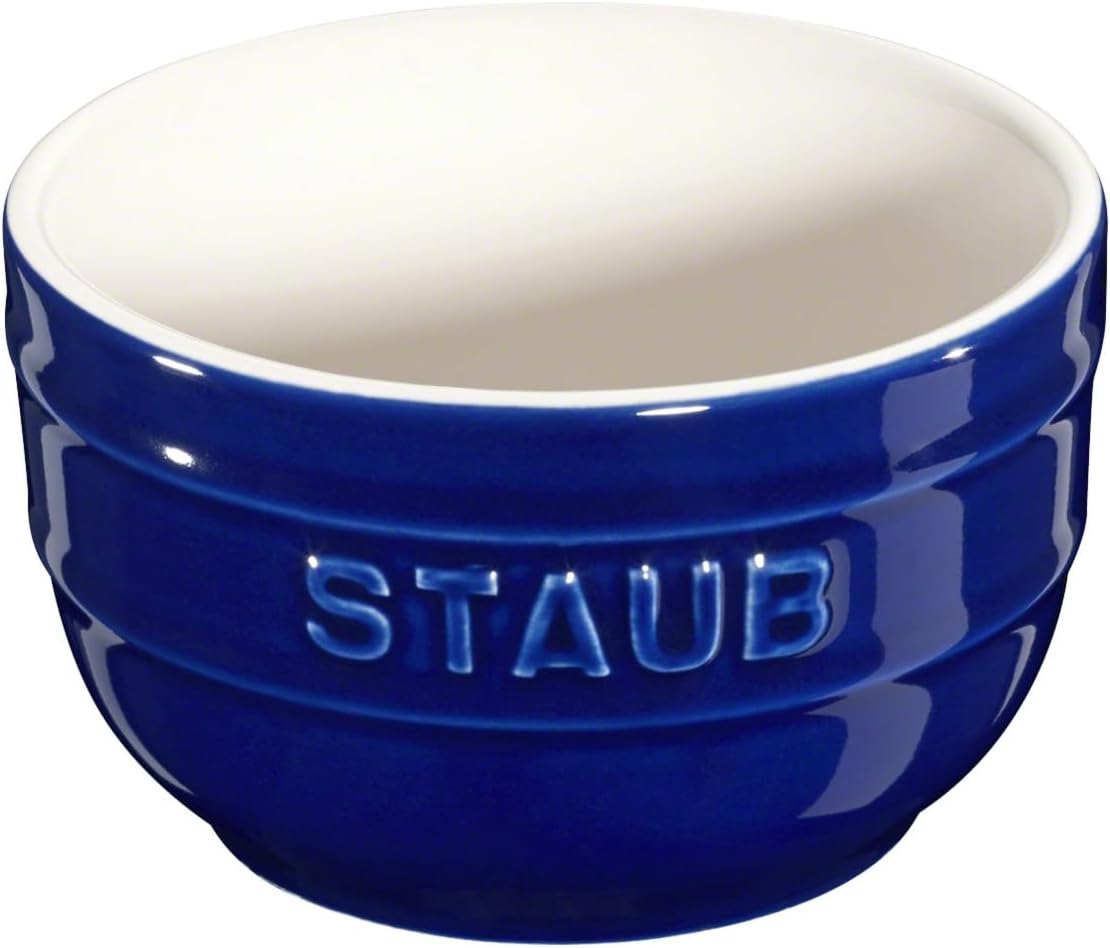 Ceramic 2-pc Prep Bowl Set - Dark Blue