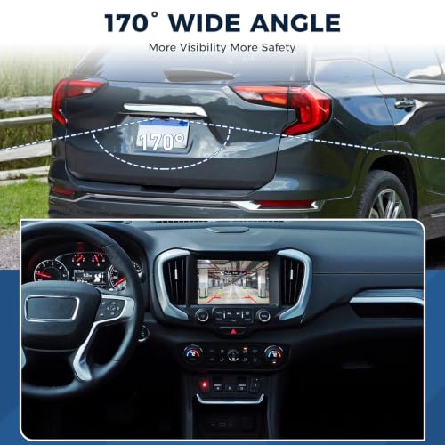 Image of Rearview Camera OE: 23188736 Fit for GMC Terrain 2018-2023 | Direct replace , this Plug & Play reverse camera offers superior vision