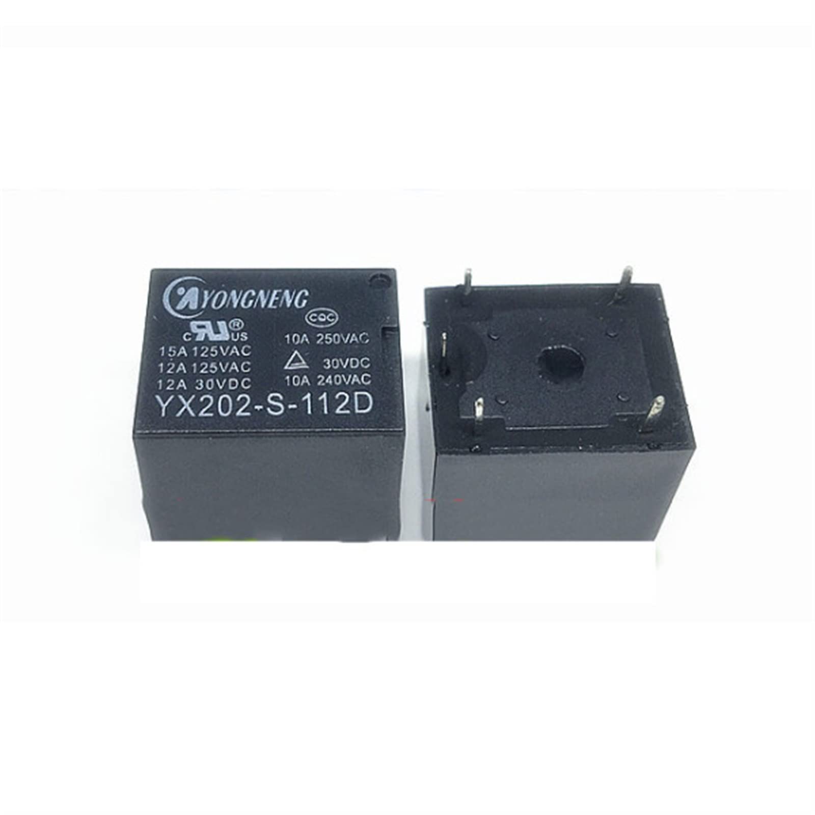 CSKWLLNBC 5PCS Relays YX202-S-112DM YX202-S-112DMF YX202-S-112D 4PIN 5PIN 10A/250VAC DC12V(YX202-S-112DMF 4PIN)