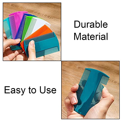 6 Stück Haustier-Flohkämme, Hunde- und Katzenkämme, Haarentfernungs-Massagekämme, Haustierkämme zur Entfernung von Schuppen, Haarflecken (zufällige Farbe)