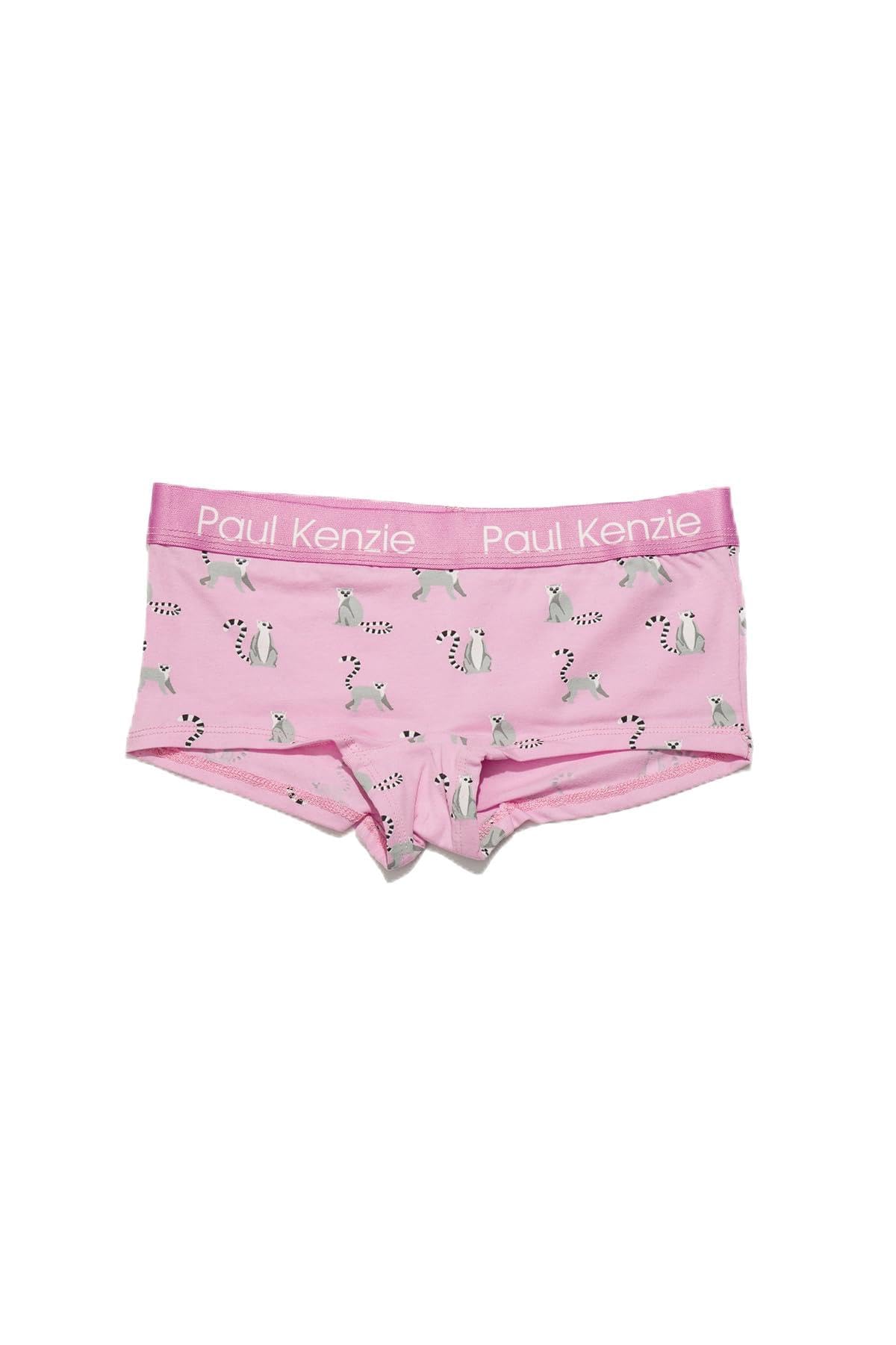 Paul Kenzie Women's Multicolour Eco Characters Boyshort Panties - Lemur (Uk, Alpha, Xl, Regular, Regular, )