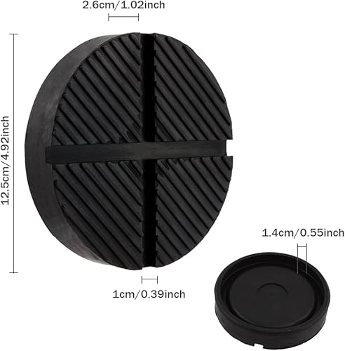 Miniatura 7 de Adaptador de almohadilla de gato con diseño de ranura cruzada, almohadilla de goma universal para gato de piso, protector de riel de marco lateral