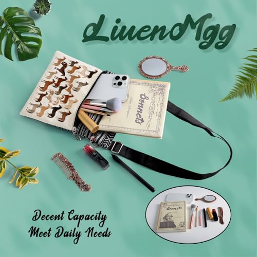 Horse Messenger Bag Small Ethnic Pattern Adjustable Strap Crossbody Zipper Pouch Horse Phone Organizer Wallet Cute Shoulder Handbag for Women Friends 7