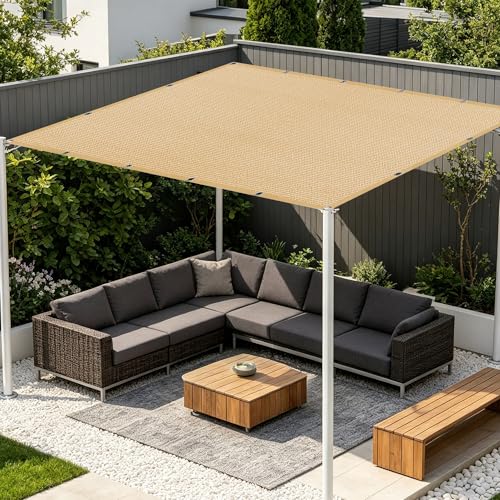 Filet ombrage 5.5 x 9 m grand format pour jardin résistant - 2