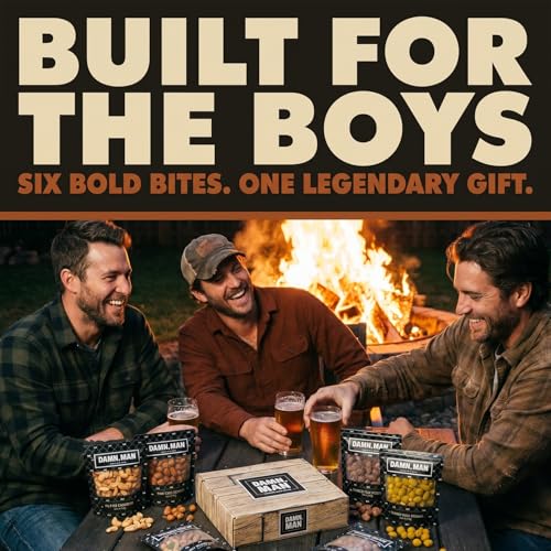 Image of Gift Baskets for Men - Fathers Day Gift, Gourmet Nuts Gift Basket, Birthday Gift for Dad, Husband & Adults, Roasted Snack Box Variety