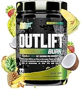 Outlift Burn Thermogenic Pre Workout Powder for Men & Women, Max Dosed 2 in 1 Performance & Weigh...