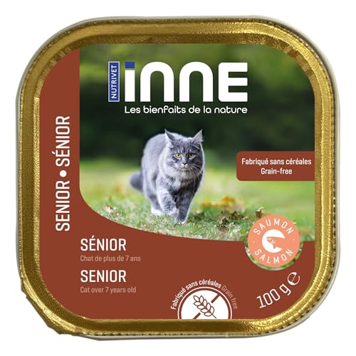 Nutrivet - INNE Gato - Paté - Gato Anciano - Salmon 100g
