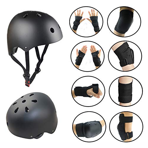 FUCNEN Scooter Protective Gear with Knee Elbow Pads Wrist Guards Helmet for Kids/Teens/Adults Safety Gear for Scooter… - Image 4