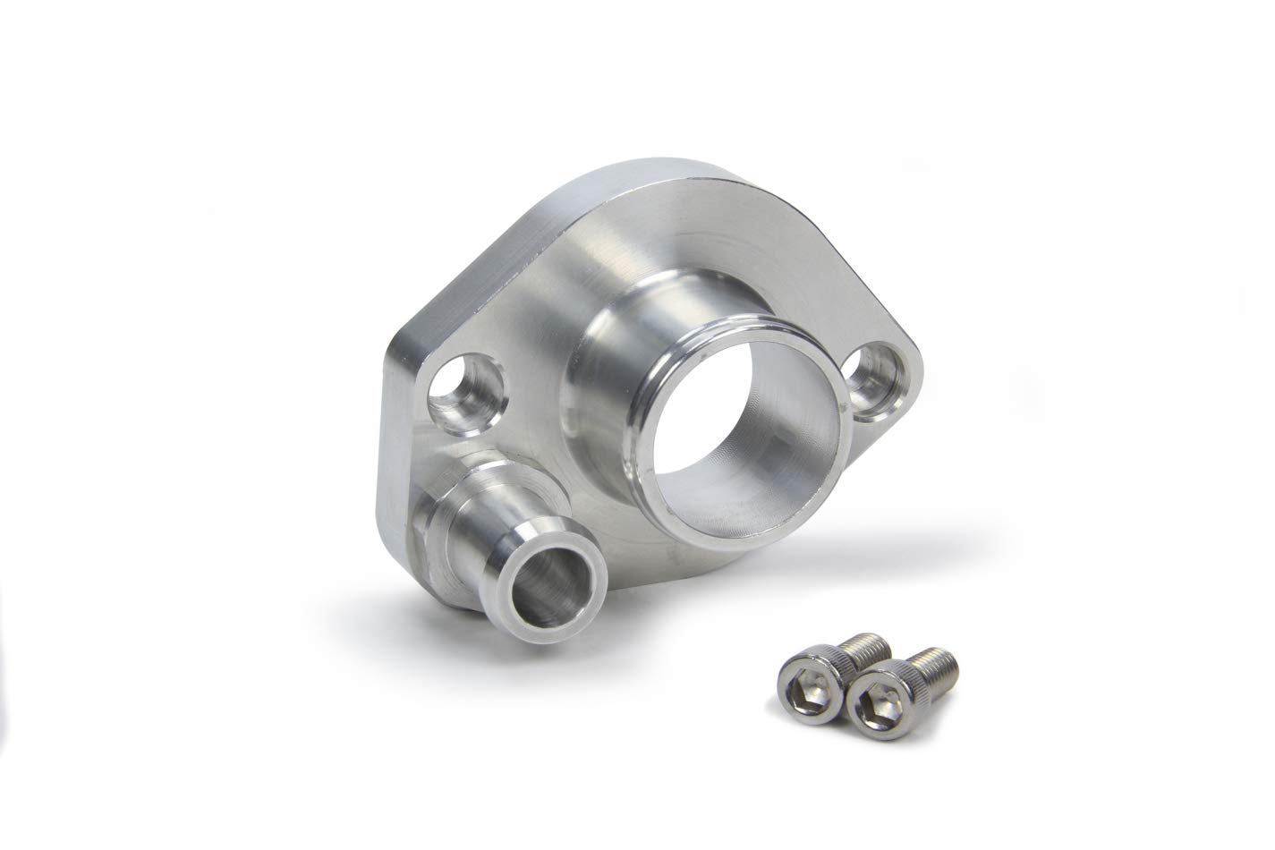 Canton Racing Products "80-026 Billet Aluminum Straight Water Neck (302 and 351W 1.5" Hose), 1 Pack"
