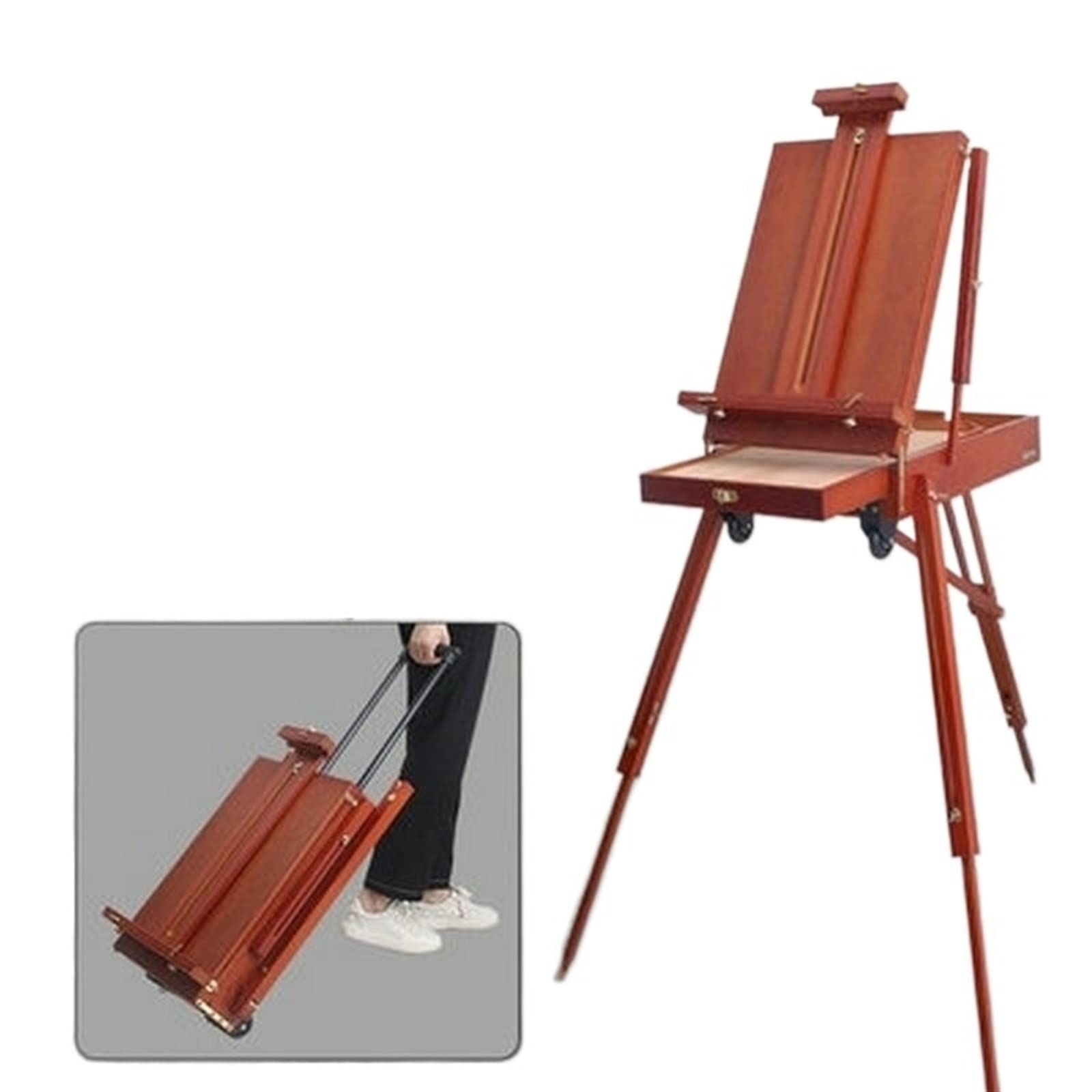 Kit Pittura A Olio Per Bambini - Cavalletto In Legno, Pennelli E Tavolozza (Ideale Per Principianti) - Foto 8