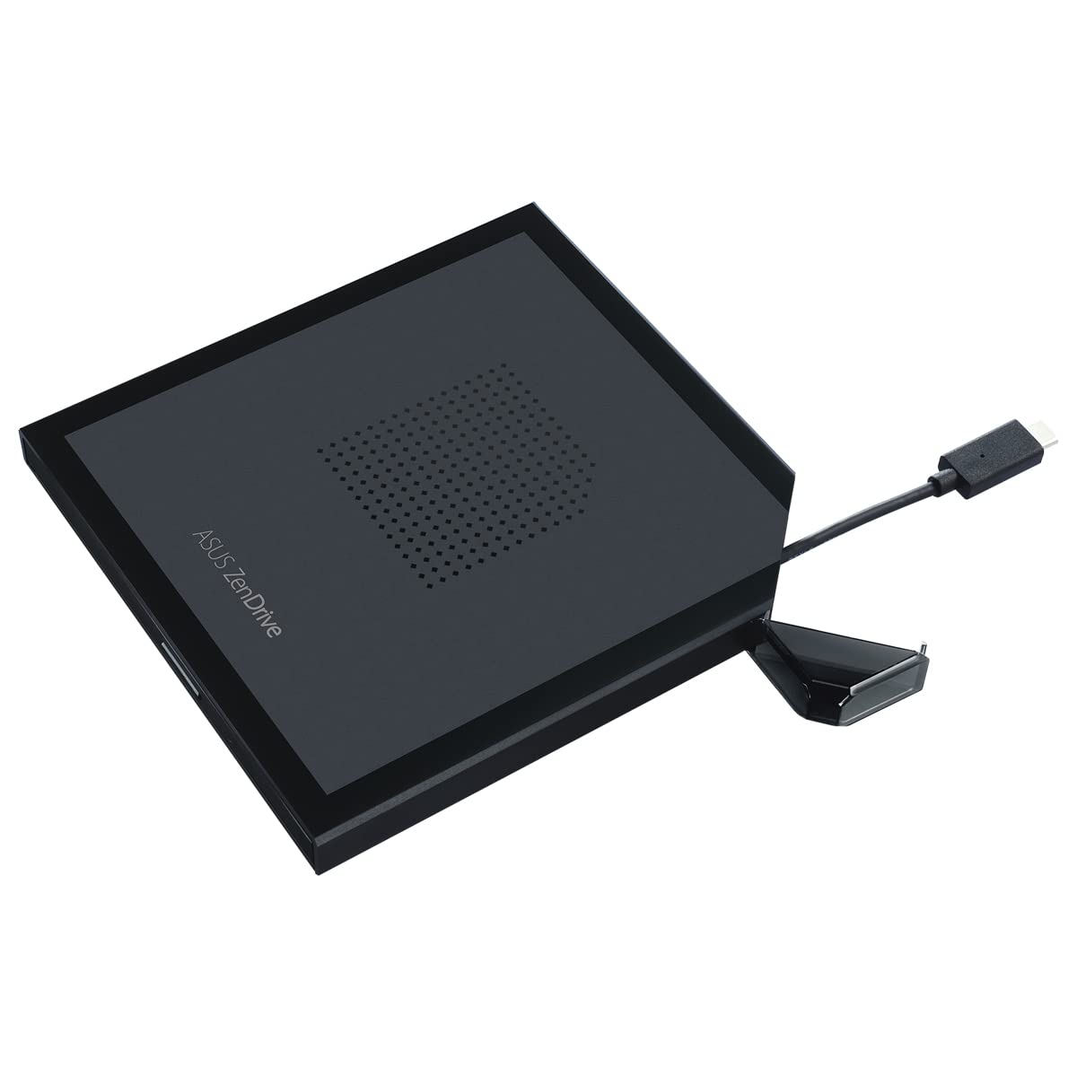 ASUS ZenDrive V1M - Grabadora de DVD Externa ZenDrive V1M con Cable Integrado, Interfaz USB-C, Compatible con Windows 11 y macOS, Soporte M-Disc y soluciones para Hacer copias de Seguridad