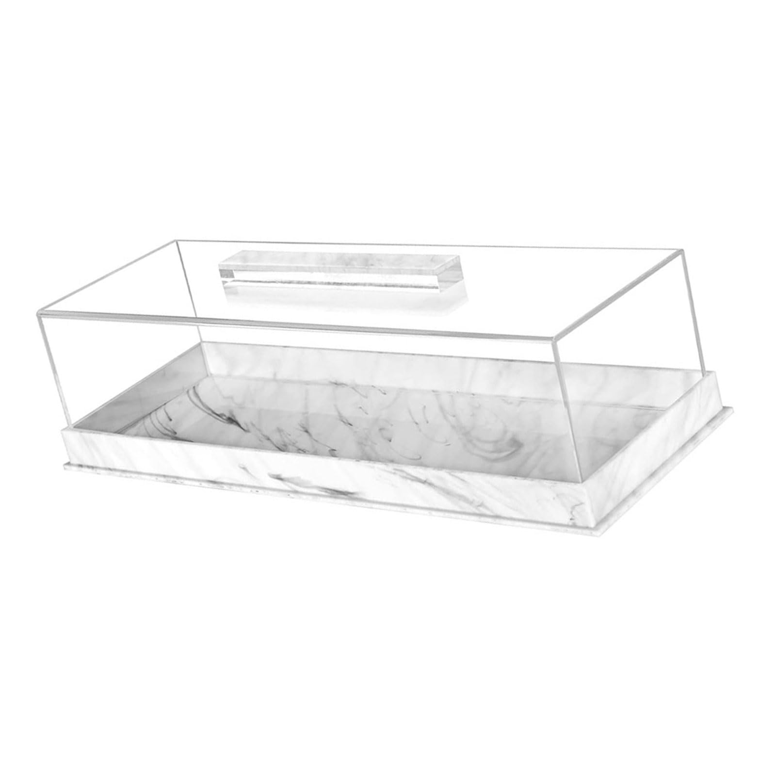 Rectangular Cake Display Case Rectangular Cake Tray Acrylic Display Box Present for Baking Enthusiasts Tray