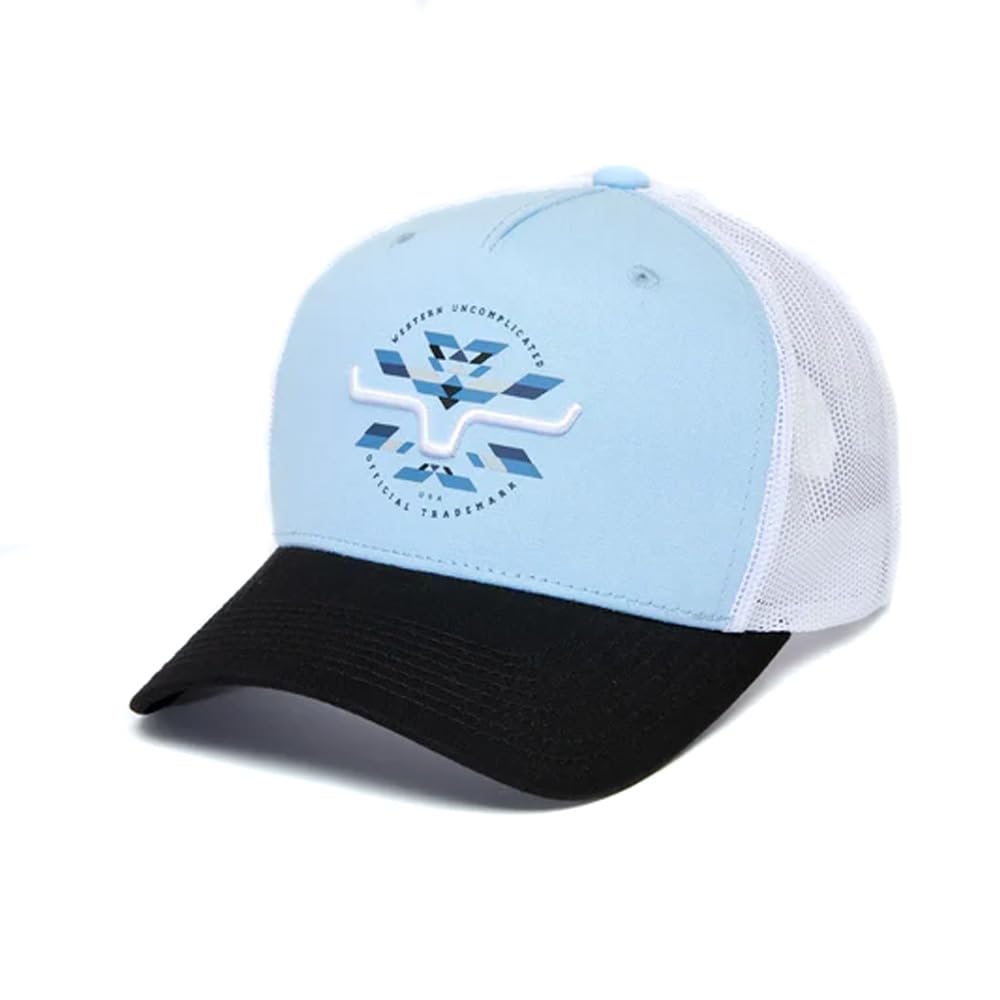 Kimes Ranch Brighton Mid Profile Curved Bill Hat with Multicolor Print and 3D Embroidery