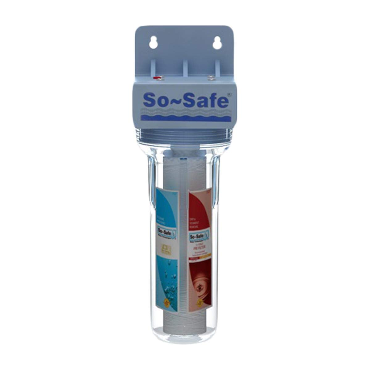 sosafe Single Sediment Water Filter 10" Ecoline Wall Mount