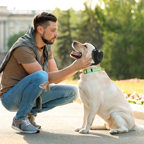 KOPBTBOY Ohrenschützer für Hunde, Gehörschutz für Hunde, Einstellbar Hunde Geräuschreduzierung Ohrenschützer, Schalldämmung und Geräuschreduzierung Gehörschutz für Hunde(Rosa, S)
