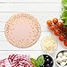 CTIRCHIU 50PCS Gold Dot Pattern Disposable Paper Plates and Napkins Set for Birthday Wedding Baby Shower and Father's Day Parties