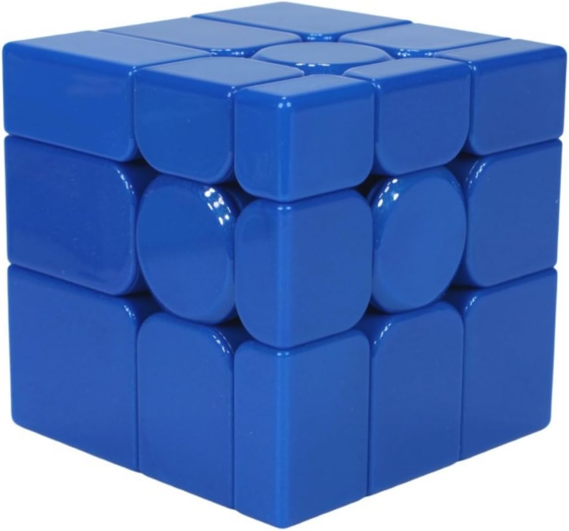 Cuberspeed Ghost 3x3 Blue Magic Cube 3x3 Ghost 3x3x3 Speed Cube with Black Carbon Fiber Stickers