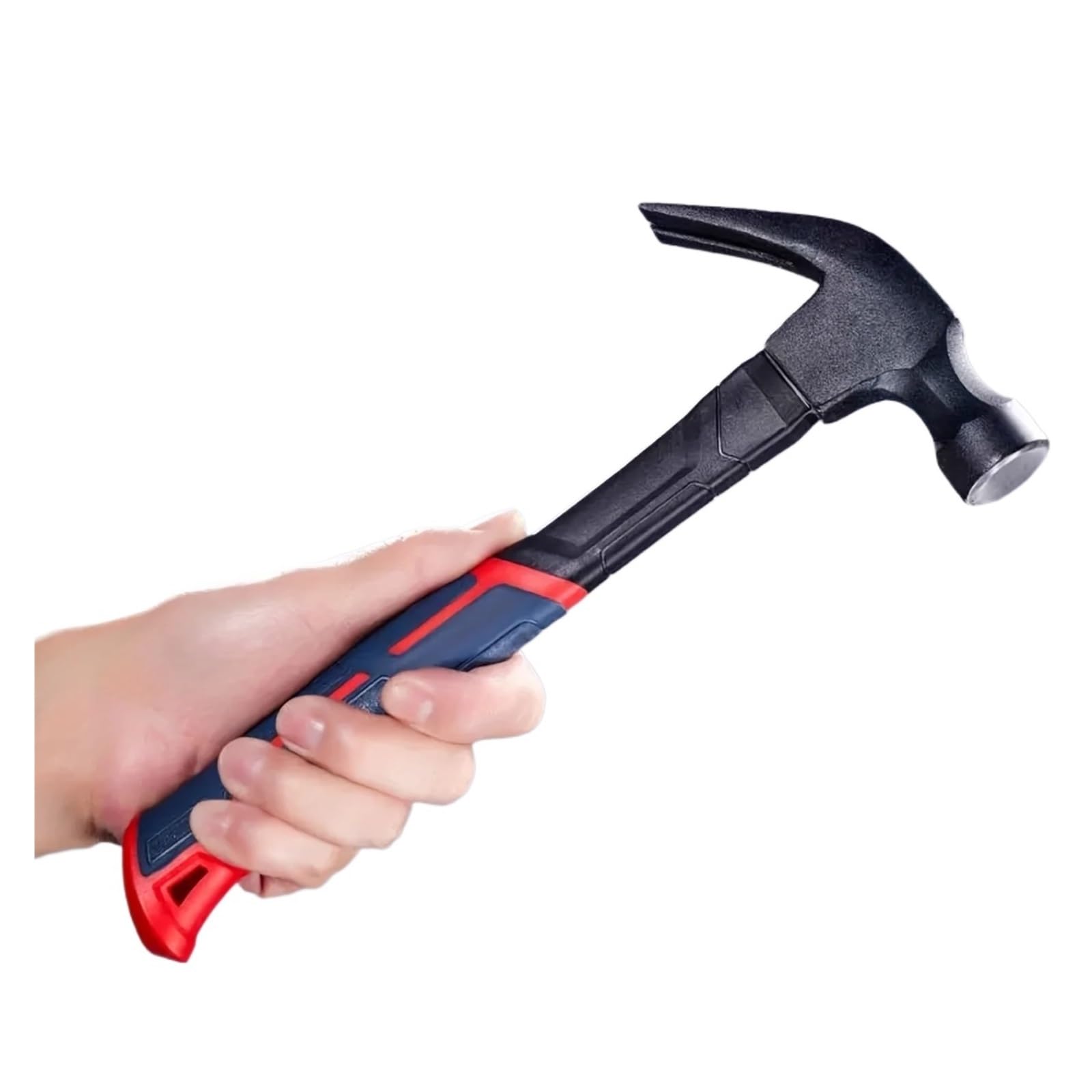 martillo Martillo multiusos de acero con alto contenido de carbono con mango ergonómico y agarre antideslizante(Diameter 25mm)