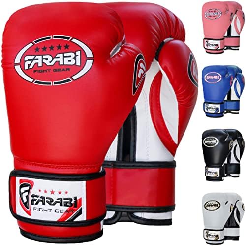 Guantes de Boxeo para Niños - 4oz, 6oz, 8oz - Farabi Sports