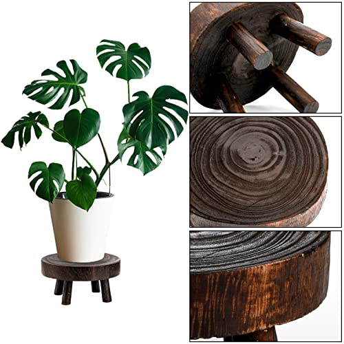 Topzeasetof2miniwoodenstooldisplaystandwoodriserforbonsaiflowerpotsmallpottedplantstandsroundrusticplanterstoolspedestalrisersforgardenpatiohome Urban Country Home Decor Topzea set of 2 mini wooden stool display stand wood riser for bonsai flower pot small potted plant stands round rustic planter stools pedestal risers for garden patio home urban country home decor