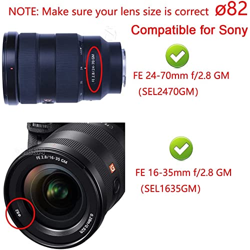 Image of MOSTOS - 82mm UV Filter for Sony FE 24-70mm F2.8 G(Not for F4),FE 24-70mm F2.8 GM II,FE 16-35mm F2.8(Not for F4) and Other Lenses with 82mm Filter Thread
