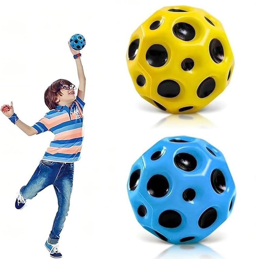 Crazy Buy Bouncing Moon Ball for Kids with Soft Rubber Bounce Ball Set (Pack of 2) for Kids (Multicolor) (B0DB5ZBFY5) Amazon Price History, Amazon Price Tracker