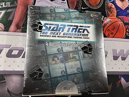2022 Star Trek The Next Generation Archives & Inscriptions 4 Autographs Per Box On Average - Factory Sealed