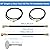 Skyflame Natural Gas Connection Hose, Complete NG Fire Pit Installation Kit from Burner to Natural Gas, Includes 1/2" Control Valve Key Set, 2 PCS 60" Connect Hoses
