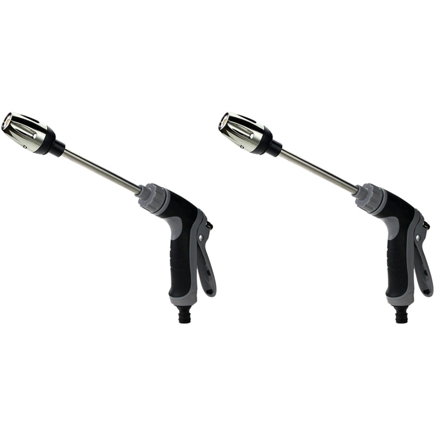 Jnchdghwa Grey 2X Portable High-Pressure Water For Cleaning Car Wash Machine Garden Watering Hose Nozzle Sprinkler Foam Water
