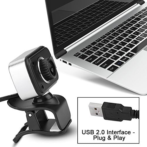 1080P HD Computer Webcam With Microphone USB Web Camera Webcams Built In Sound A - Foto 4