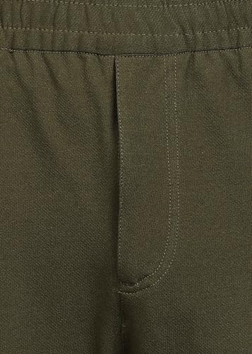 Image of Alan Jones Clothing Mens Washed Jersey Cotton Joggers Pants | Soft Stretch Cotton | Ankle Length with Elastic Hems