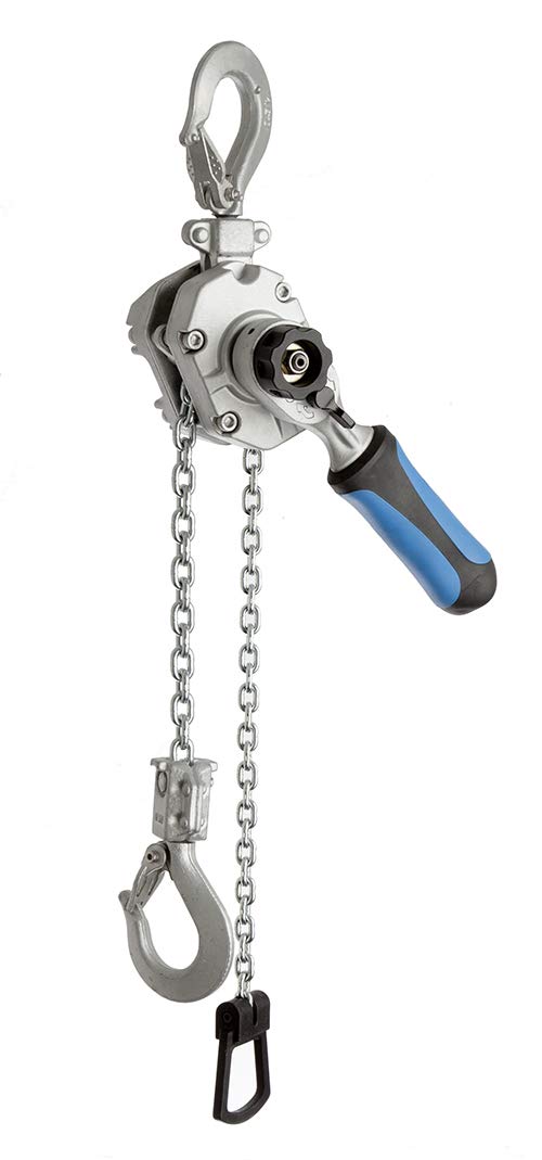 PLANETA Mini-Aluhebelzug PAH, 500 kg Tragfähigkeit, 1.5m Hub, Industriequalität