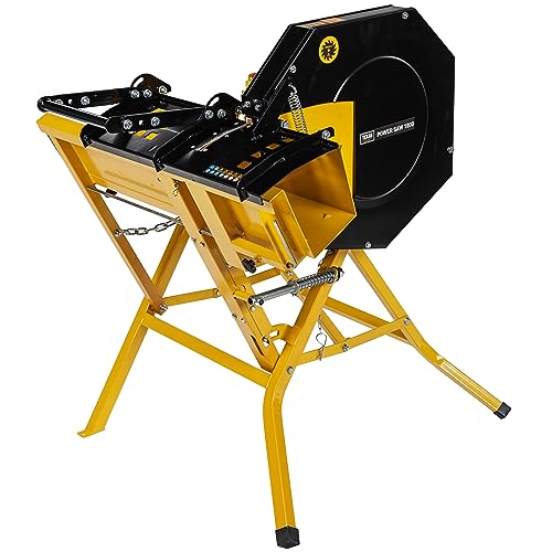 TEXAS Power Saw 1800 Scie circulaire à bascule Scie à bois de chauffage (scie avec lame de scie 400 mm HM et puissance du moteur 1800 W, puissance de coupe...