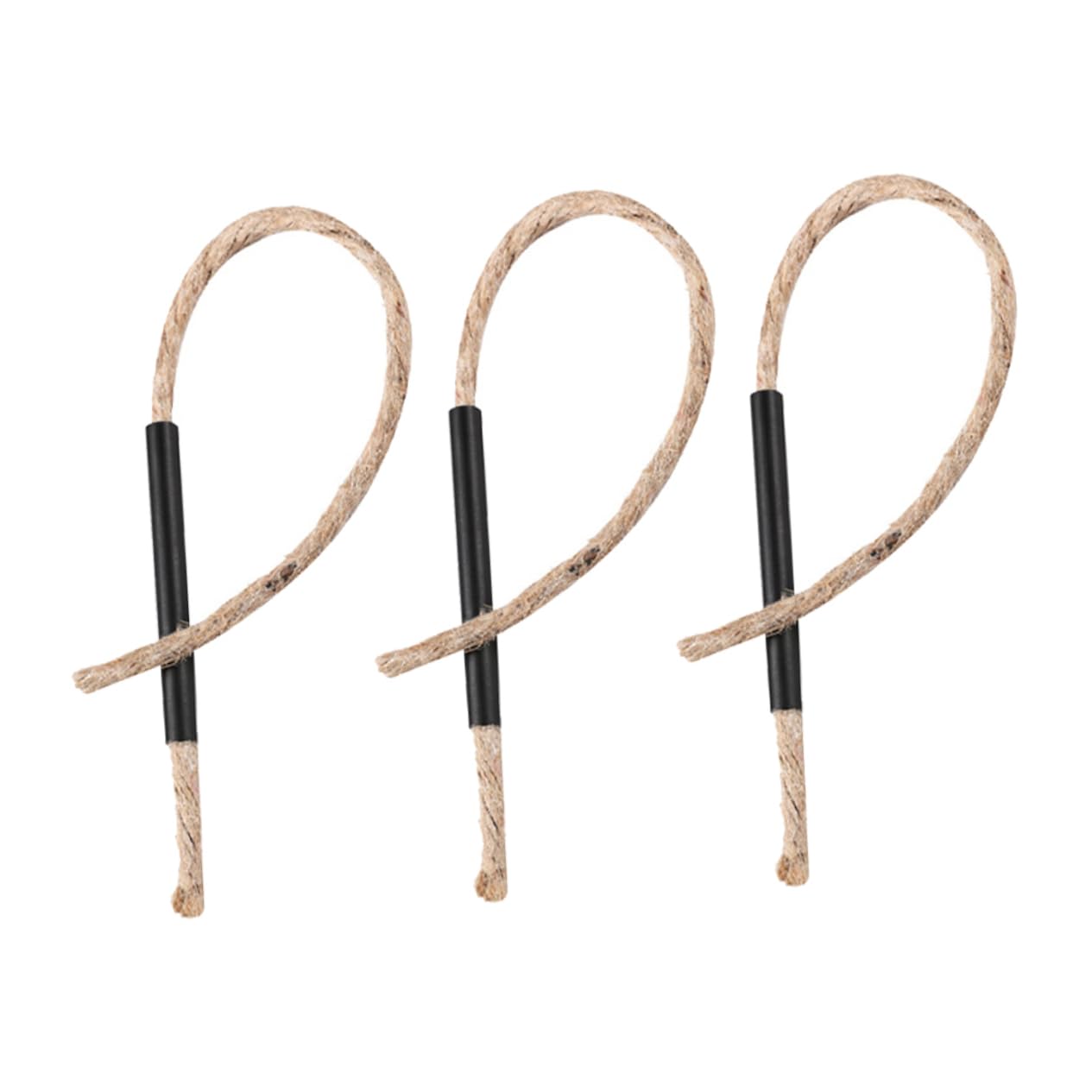 BESTonZON 5 Sätze Bienenwachs Seildocht Für Camping Feueranzünder Feuerstein Feueranzünder Feueranzünder Für Das Im Freien Camping Werkzeug Feueranzünder Outdoor 3 Stück * 5