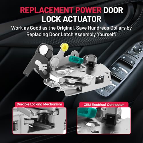 Image of SYERAL Power Door Lock Actuator RL Rear Left Driver Side Compatible with Ford Explorer 1991-2001, 2001-2003 Explorer Sport 2001-2005 Explorer Sport Trac, 1997-2001 Mountaineer Replaces SM2566