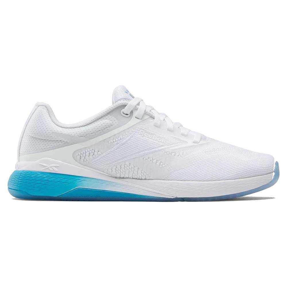 Reebok Women's Nano X5 Trainers, FTW White/Future Cyan, 38.5 EU, FTW White Future Cyan, 5.5 UK