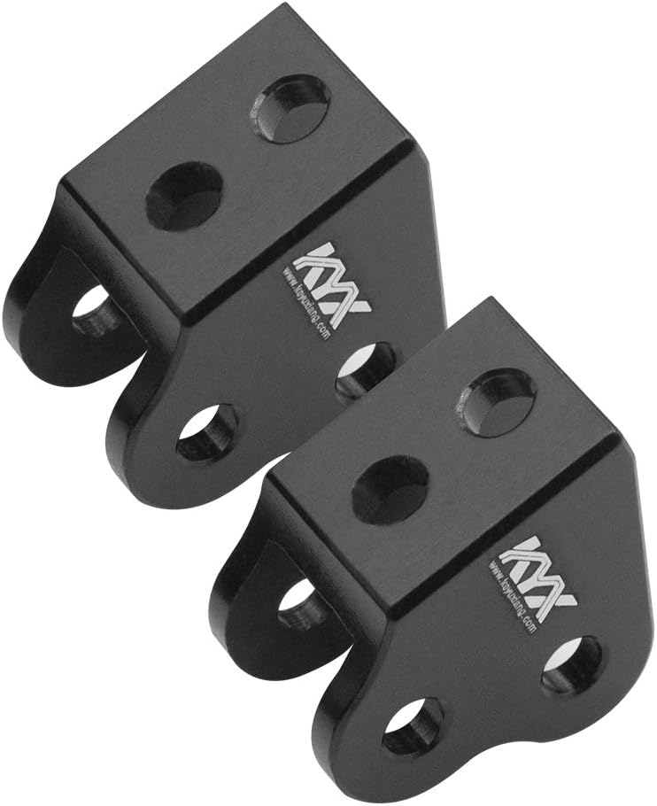 KYX Racing Aluminum Tie Rod Linkage for RC Crawler Car Redcat Gen8 Scout II (Black)